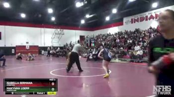 Champ. Round 1 - Makynna Loepp, Montclair vs Isabella Sermana, Cerritos