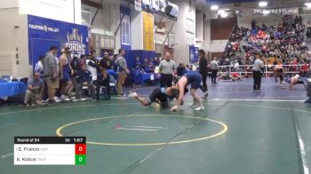 220 lbs Prelims - Emilio Franco, Corona Del Mar vs Austin Kobus, Trabuco Hills