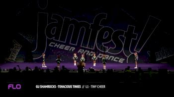 GU Shamrocks - Tenacious Tinies - Tiny Cheer Level 1 - The JAMfest 2015