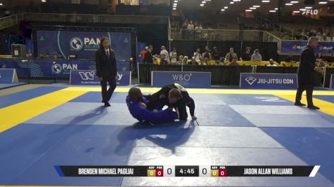 Jason Allan Williams vs Brenden Michael Pagliai 2026 Pan Jiu Jitsu IBJJF Championship
