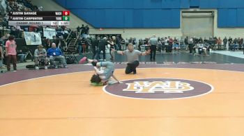 3 - 113 lbs Champ. Round 1 - Justin Carpenter, York vs Justin Savage, Warren County