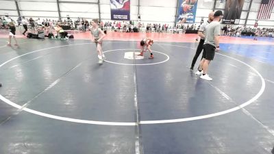 90 lbs Rr Rnd 3 - Gabriel Higgins, Warrior RTC vs Kael White, Grain House Grapplers