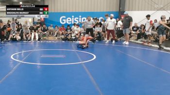 90 lbs Rr Rnd 5 - Aviyahn Mills, Roundtree Wrestling Academy - BHS vs Brooklyn Murray, DoughBoy WC - BHS