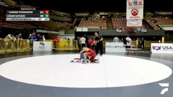 Schoolboys - 126 lbs 1st Place Match - Xander Fronhofer, Beat The Streets - Los Angeles vs Logan Hayashi, Dethrone Wrestling Club