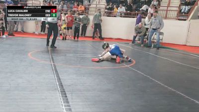 70_B lbs Consi Of 16 #1 - Luca Cavalier, Eywc vs Trevor Maloney, Cochranton