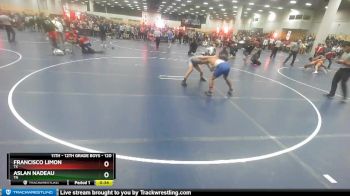 120 lbs Cons. Round 5 - Aslan Nadeau, TN vs Francisco Limon, TX