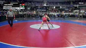 6A 120 lbs Semifinal - Gage Roberts, Hartselle vs Rhys Coulter, Gulf Shores