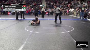 46 lbs 1st Place Match - Judah Fitzpatrick, Lawrence Elite vs Sawyer Jackson, Lawrence Elite