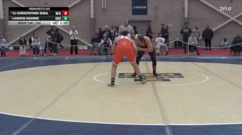 165 lbs Quarterfinal - Landon Kearns, Coast Guard vs CJ Christopher Shea, Wesleyan (CT)