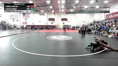 132 lbs Quarterfinal - Aiden Catalan, Canton vs David Linder, Montville