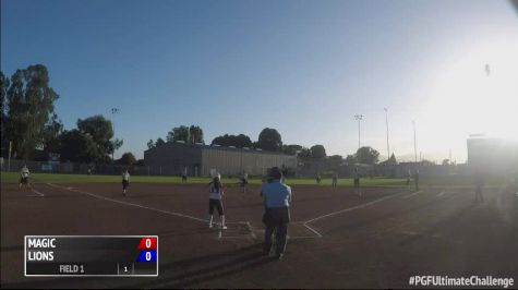 Lady Magic vs LTG Lion (14U)   10-4-15   Single Elimination   (PGF Ultimate Challege)