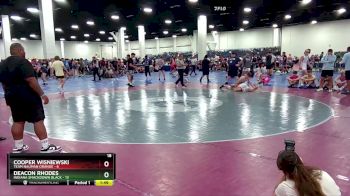 138 lbs Round 1 (6 Team) - Deacon Rhodes, Indiana Smackdown Black vs Cooper Wisniewski, Team Nauman Orange