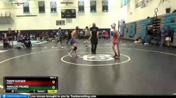 106 lbs Cons. Semi - Waylon Milnes, Wheatland vs Tripp Kayser, Eaton