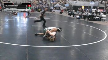 A 126 lbs Champ. Round 1 - Killian Gholson, Harpeth High School vs Elvis Valencia, Greenbrier High School
