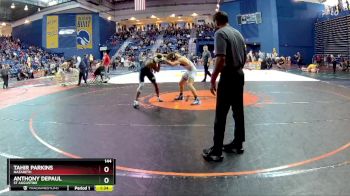 144 lbs Quarterfinal - Tahir Parkins, Nazareth vs Anthony Depaul, St Augustine