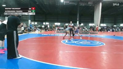 131-143 lbs Round 4 - Alyssandra Ybarra, East Carolina Wrestling Academ vs Destiny McKnight, Heavy Hitting Hammers
