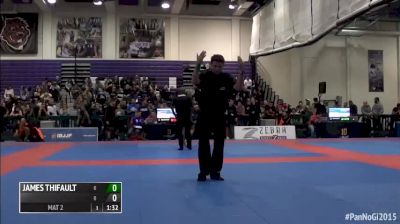 James Thifault vs Luis Finateri 2015 IBJJF Pan No-Gi Championships