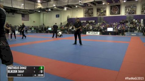 Matheus Diniz vs David Raab 2015 IBJJF Pan No-Gi Championships
