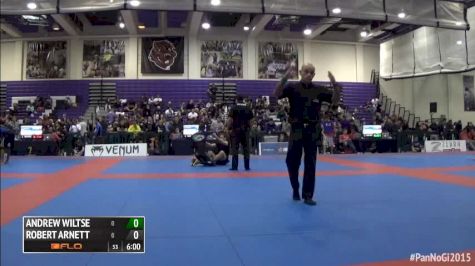 Andrew Wiltse vs Robert Arnett 2015 IBJJF Pan No-Gi Championships