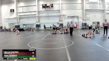 64 lbs Round 5 (6 Team) - Kellan Winters, Brawler Elite vs Ryan Federico, Lake/Armory Blue