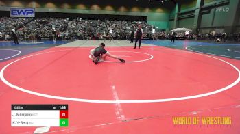 132 lbs Consi Of 16 #1 - Joaquin Mercado, Victory Wrestling Club,wa vs Kai Yi-Berg, Mad Dawg Wrestling Club