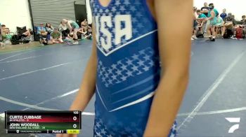 105 lbs Round 3 (8 Team) - Holt Quincy, New England All Stars vs DJ Mabie, 84 Athletes