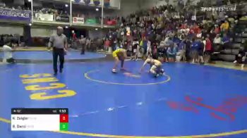 113 lbs R-32 - Keegan Zeigler, Cedar Cliff vs Brandon Dami, Canon-McMillan