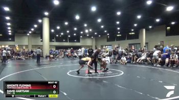 138 lbs Quarters & 3rd Wb (32 Team) - David Hartsaw, PWC vs Amonte Fleming, Team Rich Habits White