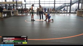 JV Boys-5 lbs Round 1 - Forrest Weger, Cedar Rapids Kennedy vs Aiden Rotzinger, Clear Creek-Amana