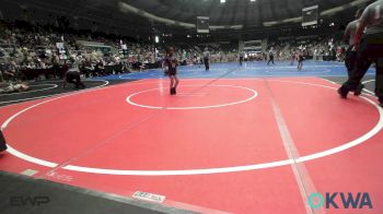 46 lbs Round Of 32 - Ellynnore Broman, Terminator Wrestling Academy vs Alaina Bert, Del City Little League Wrestling