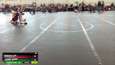 96 lbs Round 2 (4 Team) - Corbin Leiker, Jacket WC vs Keegan Lute, Roughhouse