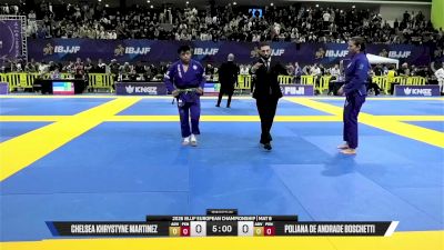 Poliana De Andrade Boschetti vs Chelsea Khrystyne Martinez 2026 European Jiu-Jitsu IBJJF Championship