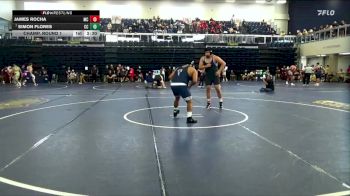 285 lbs Champ. Round 1 - Simon Flores, Cerritos College vs James Rocha, Moorpark College