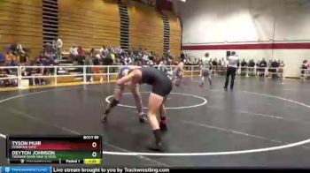 160 lbs Champ. Round 1 - Deyton Johnson, Thunder Basin High School vs Tyson Muir, Mountain View