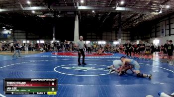 144 lbs Semis & 1st Wb (8 Team) - Tobin McNair, RALEIGH AREA WRESTLING vs Ian Lee, HEADHUNTERS - GREEN