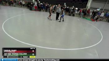 113 lbs Champ. Round 1 - Khy`ree Thomas-Calloway, MWC Wrestling Academy vs Samuel Fahey, RT Elite Wrestling