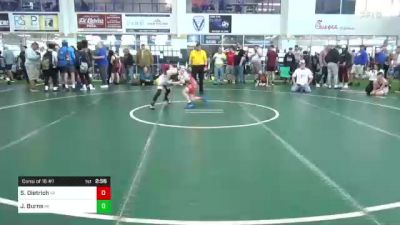 J-80 lbs Consi Of 16 #1 - Silas Dietrich, PA vs Janson Burns, MI