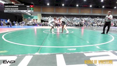 136 lbs Consi Of 4 - Caitlyn Riordan, VVWC vs Lyndie Isaacson, La Grande Girls