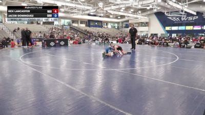 126 lbs Rex Lancaster, Wisconsin vs Jacob Dominguez, California Gold