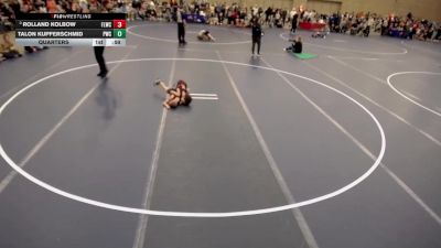 8U - L Quarters - Conner Marquis, Coon Rapids Mat Bandits Wrestling Club vs Zayne Ranvek, MN Elite Wrestling Club