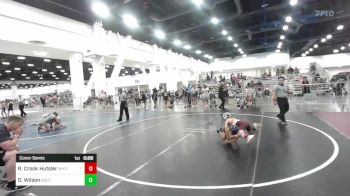 66 lbs Consolation - Raiden Crook Hutsler, White River Jr. WC vs Daniel Wilson, Southwest Stallions WC