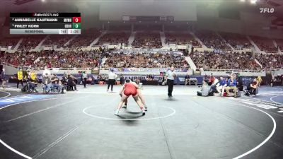 120-D1 Semifinal - Finley Korn, Canyon Del Oro High School vs Annabelle Kaufmann, Mountain View (Mesa) High School
