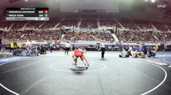 120-D1 Semifinal - Finley Korn, Canyon Del Oro High School vs Annabelle Kaufmann, Mountain View (Mesa) High School