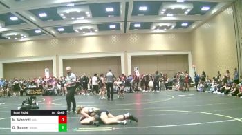 132 lbs Consi Of 8 #1 - Max Wescott, Grizzly Wrestling vs Daxton Bonner, Wasatch WC