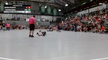 53-57 lbs Cons. Round 2 - Jaxton Moua, Brown Deer Jr Falcons vs Asher Schulte, Pardeeville Boys Club Youth Wr
