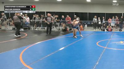 113 lbs Consi Of 64 #1 - Christopher Schnobrick, FL vs Braylen Johnson, AL