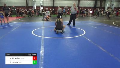 91 lbs Consi Of 8 #2 - Matthew McMahon, Flow vs Devyn Luciano, Unattached