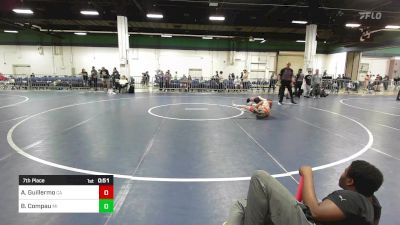 90 lbs 7th Place - Ausome Guillermo, CA vs Brody Compau, MI