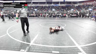 49 lbs Quarterfinal - Lincoln Rinehart, Moyer Elite vs Jaxson Phipps, Florida National Wrestling Team
