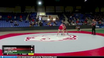 197 lbs Cons. Semi - Cannon Potts, Minot State (N.D.) vs Treyton Cacek, Northern State